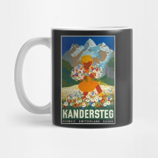 Kandersteg,Switzerland,Ski Poster Mug